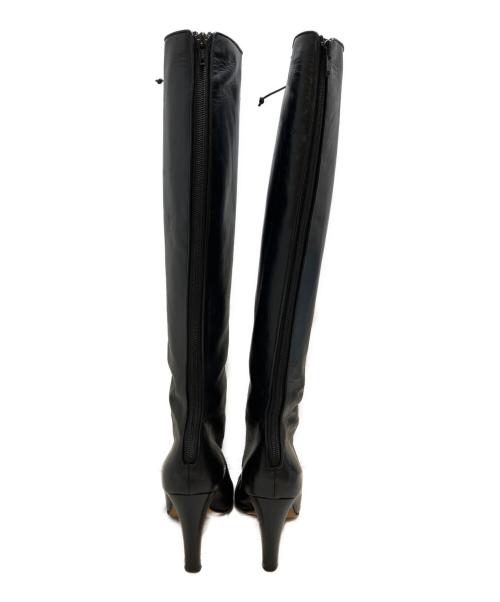 Manolo Blahnik（マノロブラニク）Manolo Blahnik (マノロブラニク) ロングブーツ ブラック サイズ:36の古着・服飾アイテム