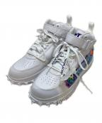 NIKE×OFFWHITEナイキ×オフホワイト）の古着「AIR FORCE 1 MID SP LTHR GRAFFITIハイカットスニーカ」｜ホワイト