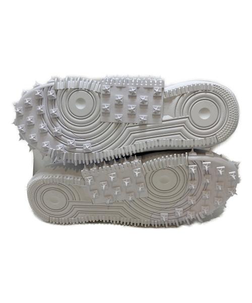 NIKE（ナイキ）NIKE (ナイキ) OFFWHITE (オフホワイト) AIR FORCE 1 MID SP LTHR GRAFFITIハイカットスニーカ ホワイト サイズ:US9.5/UK8.5/EU43/27.5cmの古着・服飾アイテム