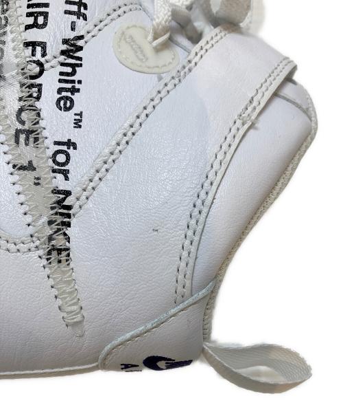 NIKE（ナイキ）NIKE (ナイキ) OFFWHITE (オフホワイト) AIR FORCE 1 MID SP LTHR GRAFFITIハイカットスニーカ ホワイト サイズ:US9.5/UK8.5/EU43/27.5cmの古着・服飾アイテム
