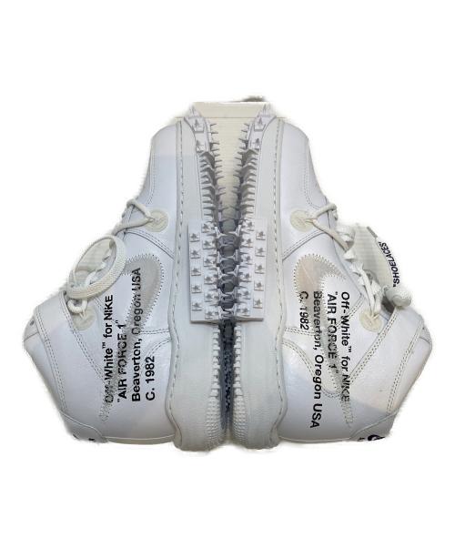 NIKE（ナイキ）NIKE (ナイキ) OFFWHITE (オフホワイト) AIR FORCE 1 MID SP LTHR GRAFFITIハイカットスニーカ ホワイト サイズ:US9.5/UK8.5/EU43/27.5cmの古着・服飾アイテム