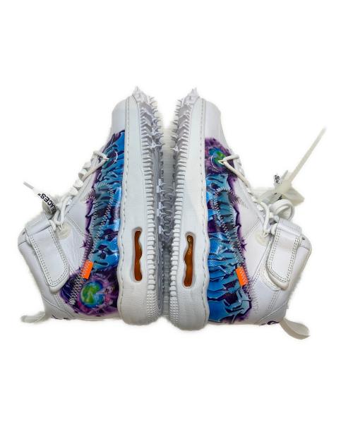 NIKE（ナイキ）NIKE (ナイキ) OFFWHITE (オフホワイト) AIR FORCE 1 MID SP LTHR GRAFFITIハイカットスニーカ ホワイト サイズ:US9.5/UK8.5/EU43/27.5cmの古着・服飾アイテム