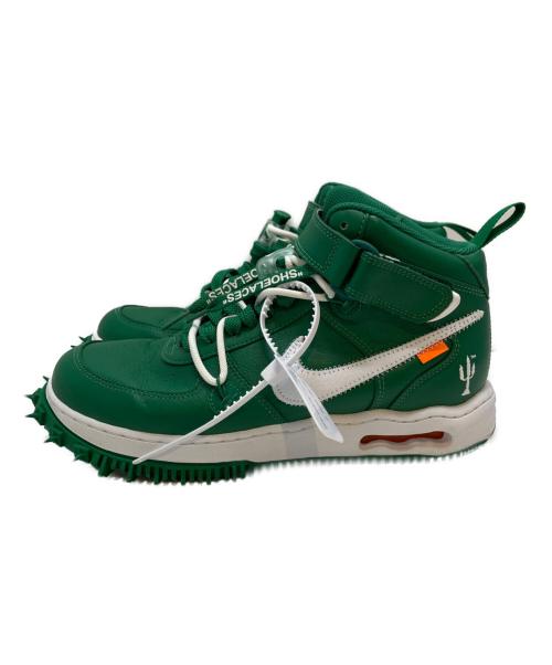NIKE（ナイキ）NIKE (ナイキ) OFFWHITE (オフホワイト) Air Force 1 Mid SP LTHR Pine Green グリーン サイズ:US9.5/UK8.5/EU43/JPN27.5の古着・服飾アイテム