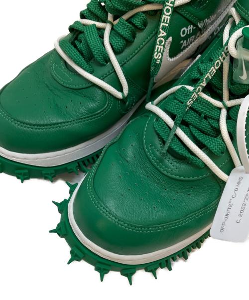NIKE（ナイキ）NIKE (ナイキ) OFFWHITE (オフホワイト) Air Force 1 Mid SP LTHR Pine Green グリーン サイズ:US9.5/UK8.5/EU43/JPN27.5の古着・服飾アイテム