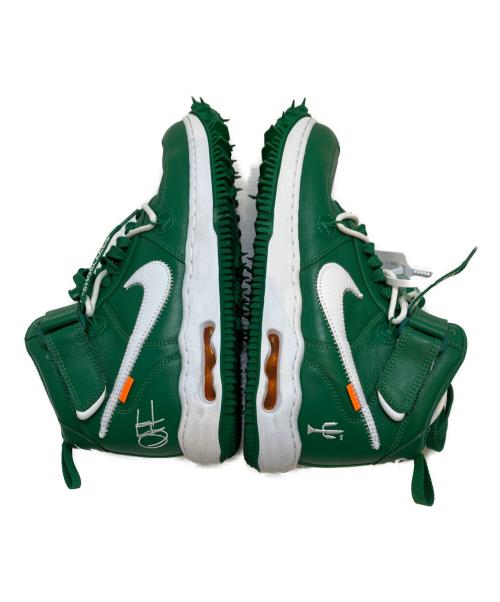 NIKE（ナイキ）NIKE (ナイキ) OFFWHITE (オフホワイト) Air Force 1 Mid SP LTHR Pine Green グリーン サイズ:US9.5/UK8.5/EU43/JPN27.5の古着・服飾アイテム
