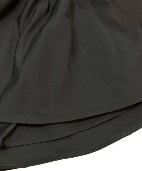 BALLSEY（ボールジィ）BALLSEY (ボールジィ) ジャージコンビ ペプラムプルオーバー ブラック サイズ:36の古着・服飾アイテム