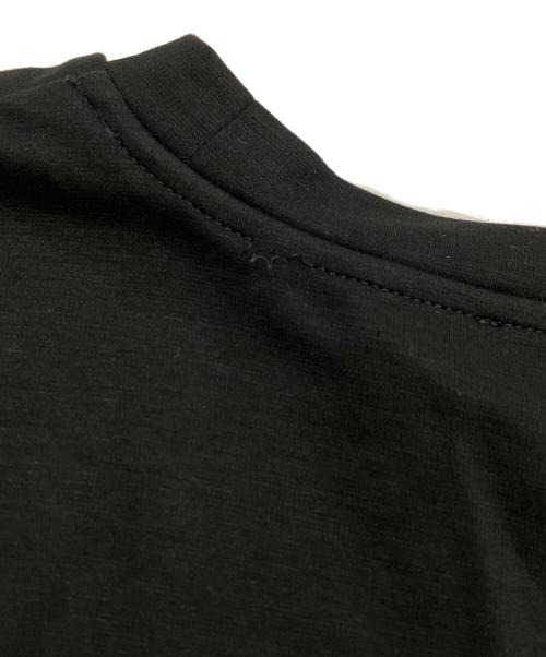 BALLSEY（ボールジィ）BALLSEY (ボールジィ) ジャージコンビ ペプラムプルオーバー ブラック サイズ:36の古着・服飾アイテム
