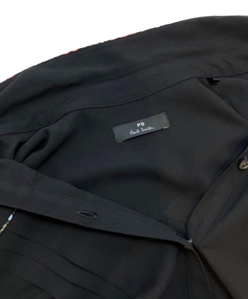 PS Paul Smith（ＰＳポールスミス）PS Paul Smith (ＰＳポールスミス) ソフトライトジョーゼットワンピース ブラック サイズ:40の古着・服飾アイテム