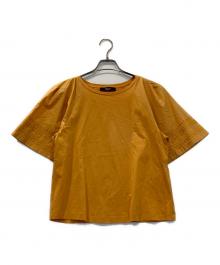 WEEKEND Max Mara（ウィークエンド マックスマーラ）の古着「半袖ブラウス」｜オレンジ