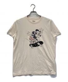 COACH×DISNEY（コーチ×ディズニー）の古着「スパンコールＴシャツ」｜ベージュ