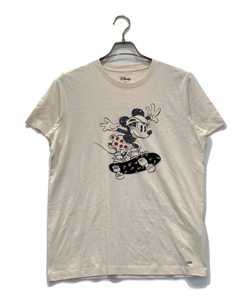 COACH（コーチ）COACH (コーチ) Disney (ディズニー) スパンコールＴシャツ ベージュ サイズ:Sの古着・服飾アイテム