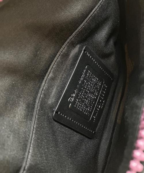 COACH（コーチ）COACH (コーチ) Disney (ディズニー) ウエストポーチ ブラック×パープル サイズ:表記なしの古着・服飾アイテム