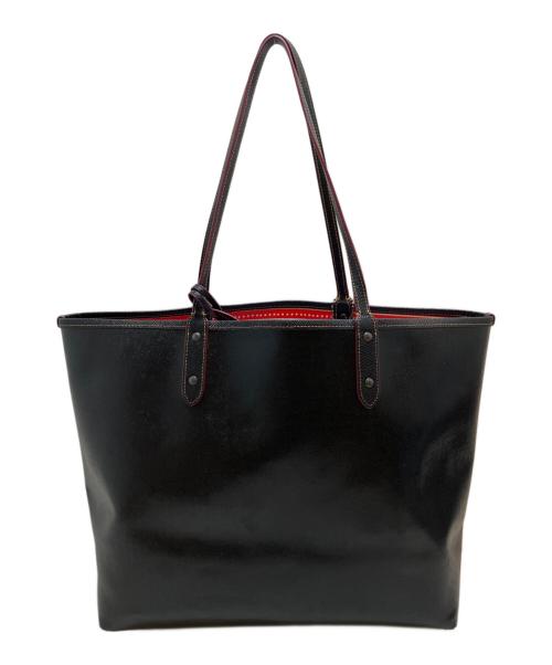 COACH（コーチ）COACH (コーチ) DISNEY (ディズニー) リバーシブルシティートートバッグ ポーチ付き レッド×ブラック サイズ:表記なしの古着・服飾アイテム