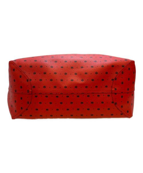 COACH（コーチ）COACH (コーチ) DISNEY (ディズニー) リバーシブルシティートートバッグ ポーチ付き レッド×ブラック サイズ:表記なしの古着・服飾アイテム