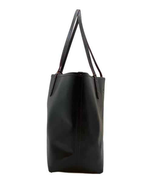 COACH（コーチ）COACH (コーチ) DISNEY (ディズニー) リバーシブルシティートートバッグ ポーチ付き レッド×ブラック サイズ:表記なしの古着・服飾アイテム
