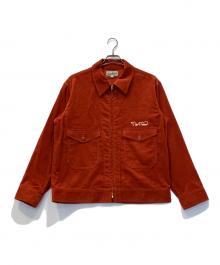 NORTH NO NAME（ノースノーネーム）の古着「コーデュロイジャケット」｜オレンジ
