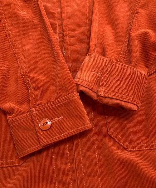 NORTH NO NAME（ノースノーネーム）NORTH NO NAME (ノースノーネーム) コーデュロイジャケット オレンジ サイズ:XLの古着・服飾アイテム