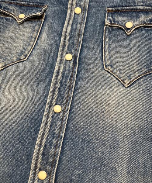 DOLCE & GABBANA（ドルチェ＆ガッバーナ）DOLCE & GABBANA (ドルチェ＆ガッバーナ) デニムシャツ インディゴ サイズ:15/38の古着・服飾アイテム