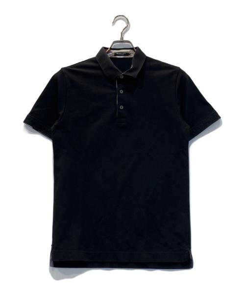 BLACK LABEL CRESTBRIDGE（ブラックレーベル クレストブリッジ）BLACK LABEL CRESTBRIDGE (ブラックレーベル クレストブリッジ) ポロシャツ ブラック サイズ:Mの古着・服飾アイテム