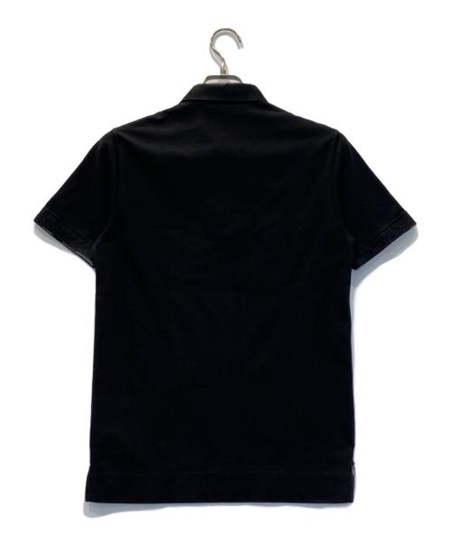 BLACK LABEL CRESTBRIDGE（ブラックレーベル クレストブリッジ）BLACK LABEL CRESTBRIDGE (ブラックレーベル クレストブリッジ) ポロシャツ ブラック サイズ:Mの古着・服飾アイテム