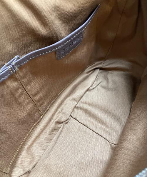 genten（ゲンテン）genten (ゲンテン) ゴートベーシックフラップショルダーバッグ ブラウンの古着・服飾アイテム