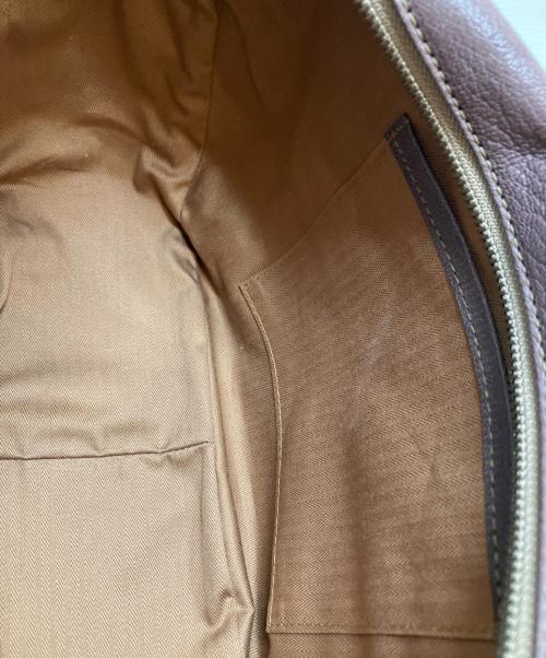 genten（ゲンテン）genten (ゲンテン) ゴートベーシックフラップショルダーバッグ ブラウンの古着・服飾アイテム