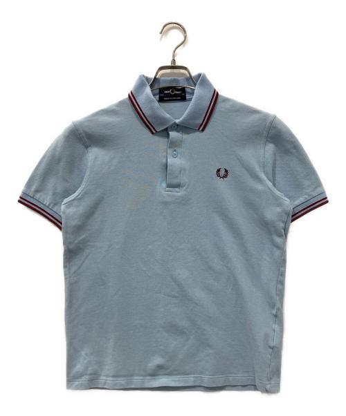 FRED PERRY（フレッドペリー）FRED PERRY (フレッドペリー) ポロシャツ ブルー サイズ:M（38）の古着・服飾アイテム