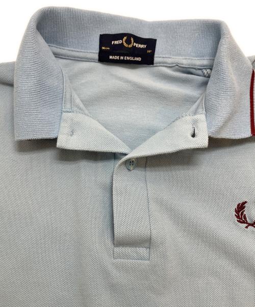 FRED PERRY（フレッドペリー）FRED PERRY (フレッドペリー) ポロシャツ ブルー サイズ:M（38）の古着・服飾アイテム