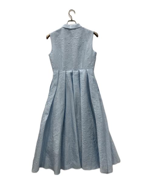 BIRTHDAY BASH（バースデーバッシュ）BIRTHDAY BASH (バースデーバッシュ) NS JACQUARD HEPBURN DRESS ブルー サイズ:表記なしの古着・服飾アイテム