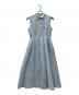 BIRTHDAY BASH（バースデーバッシュ）の古着「NS JACQUARD HEPBURN DRESS」｜ブルー