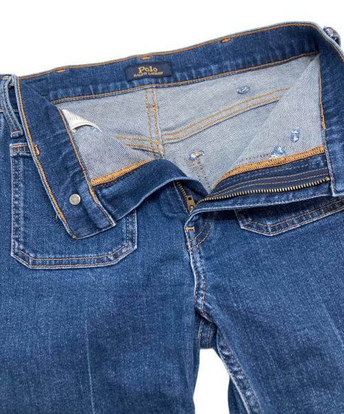 POLO RALPH LAUREN（ポロ・ラルフローレン）POLO RALPH LAUREN (ポロ・ラルフローレン) ハイライズブーツカットデニムパンツ インディゴ サイズ:24Sの古着・服飾アイテム
