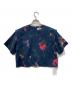 Rumche（ラムシェ）の古着「Crystal Flower Paint Shirt」｜ネイビー
