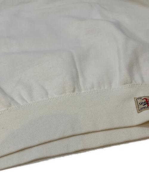 POLO RALPH LAUREN（ポロ・ラルフローレン）POLO RALPH LAUREN (ポロ・ラルフローレン) 両Vガゼットスウェット ホワイト サイズ:Mの古着・服飾アイテム