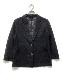 Spick and Span（スピック＆スパン）の古着「レースジャケット」｜ブラック