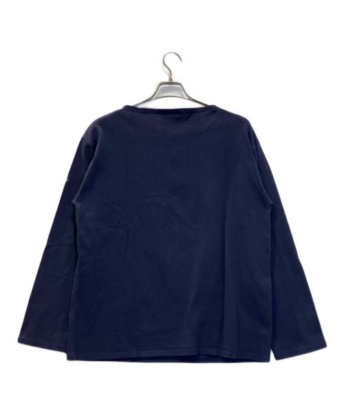 SAINT JAMES（セントジェームス）SAINT JAMES (セントジェームス) バスクシャツ ネイビー サイズ:Lの古着・服飾アイテム