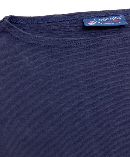 SAINT JAMES（セントジェームス）SAINT JAMES (セントジェームス) バスクシャツ ネイビー サイズ:Lの古着・服飾アイテム