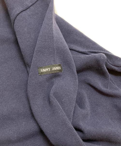 SAINT JAMES（セントジェームス）SAINT JAMES (セントジェームス) バスクシャツ ネイビー サイズ:Lの古着・服飾アイテム