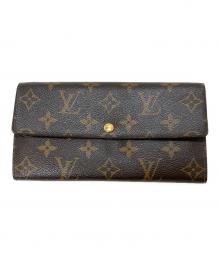 LOUIS VUITTON（ルイ ヴィトン）の古着「ポルトフォイユ・サラ/モノグラム　長財布」｜ブラウン