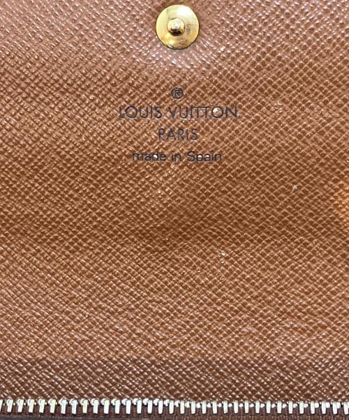 LOUIS VUITTON（ルイ ヴィトン）LOUIS VUITTON (ルイ ヴィトン) ポルトフォイユ・サラ/モノグラム　長財布 ブラウンの古着・服飾アイテム