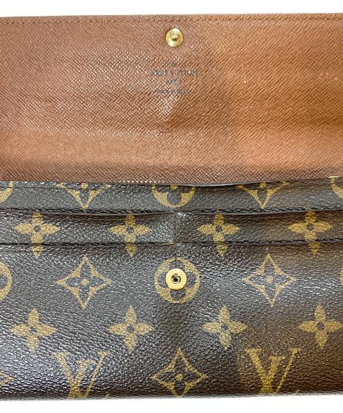 LOUIS VUITTON（ルイ ヴィトン）LOUIS VUITTON (ルイ ヴィトン) ポルトフォイユ・サラ/モノグラム　長財布 ブラウンの古着・服飾アイテム