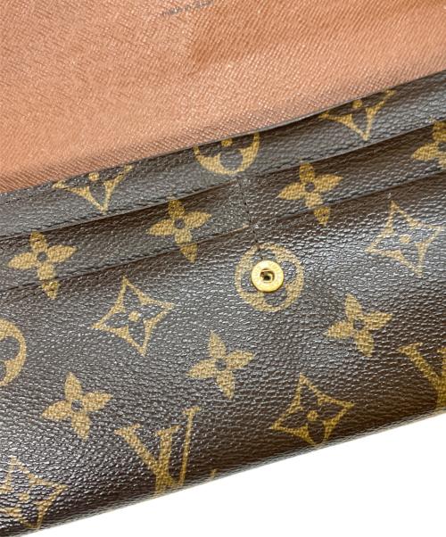 LOUIS VUITTON（ルイ ヴィトン）LOUIS VUITTON (ルイ ヴィトン) ポルトフォイユ・サラ/モノグラム　長財布 ブラウンの古着・服飾アイテム