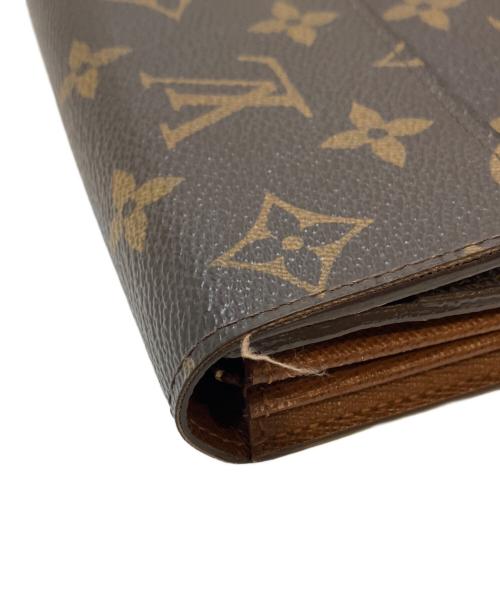 LOUIS VUITTON（ルイ ヴィトン）LOUIS VUITTON (ルイ ヴィトン) ポルトフォイユ・サラ/モノグラム　長財布 ブラウンの古着・服飾アイテム