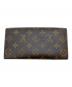 LOUIS VUITTON (ルイ ヴィトン) ポルトフォイユ・サラ/モノグラム　長財布 ブラウン：15000円