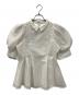 CELFORD（セルフォード）の古着「メッシュブラウス」｜ホワイト
