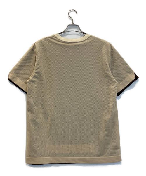 GOODENOUGH（グッドナイフ）GOODENOUGH (グッドナイフ) 90‘sメッシュレイヤードカットソー ベージュ サイズ:40の古着・服飾アイテム