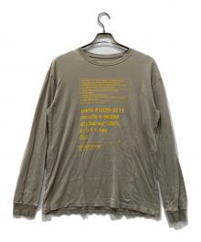 UNDERCOVER（アンダーカバー）の古着「90‘sEXCHANGE期ロングスリーブカットソー」｜ベージュ