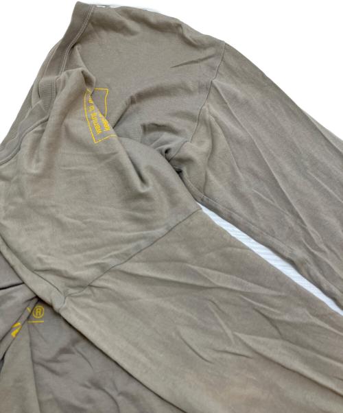 UNDERCOVER（アンダーカバー）UNDERCOVER (アンダーカバー) 90‘sEXCHANGE期ロングスリーブカットソー ベージュ サイズ:Lの古着・服飾アイテム