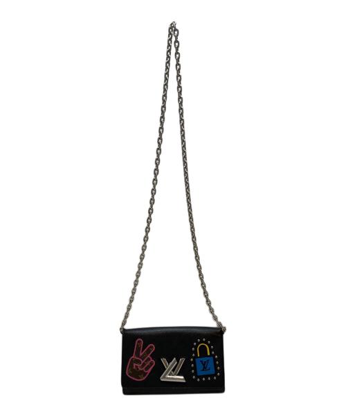 LOUIS VUITTON（ルイ ヴィトン）LOUIS VUITTON (ルイ ヴィトン) LVストーリーズ ポルトフォイユ ツイスト/チェーンショルダーバッグ ブラック サイズ:表記なしの古着・服飾アイテム