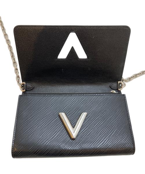 LOUIS VUITTON（ルイ ヴィトン）LOUIS VUITTON (ルイ ヴィトン) LVストーリーズ ポルトフォイユ ツイスト/チェーンショルダーバッグ ブラック サイズ:表記なしの古着・服飾アイテム