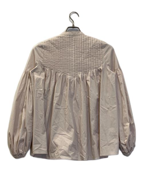 UNITED ARROWS（ユナイテッドアローズ）UNITED ARROWS (ユナイテッドアローズ) バルーンタックブラウス ピンク サイズ:36の古着・服飾アイテム
